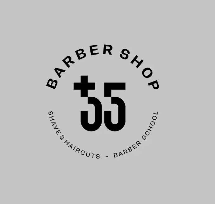 +55 Barber Shop — logo